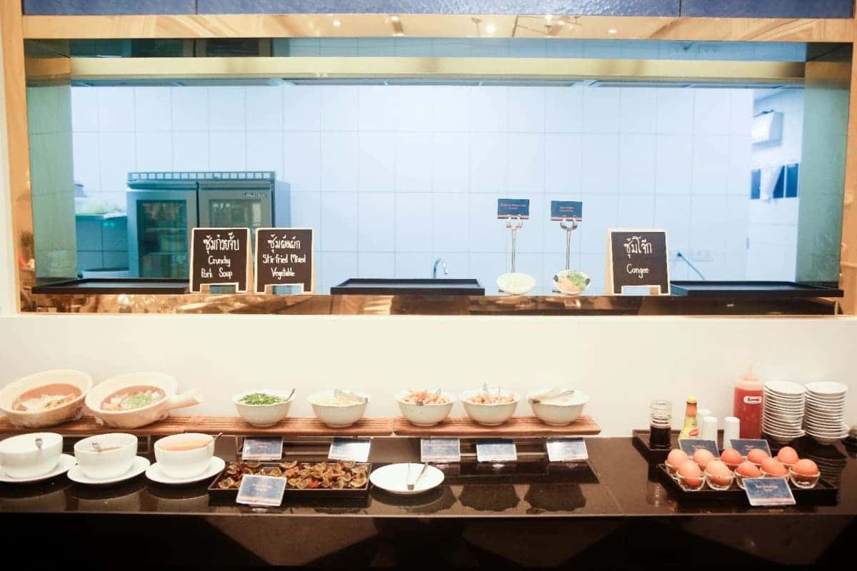 รีวิว BlueSpice Dinning Room @ Grande Centre Point Sukhumvit 55บุฟเฟ่ต์ข้าวต้มโต้รุ่ง