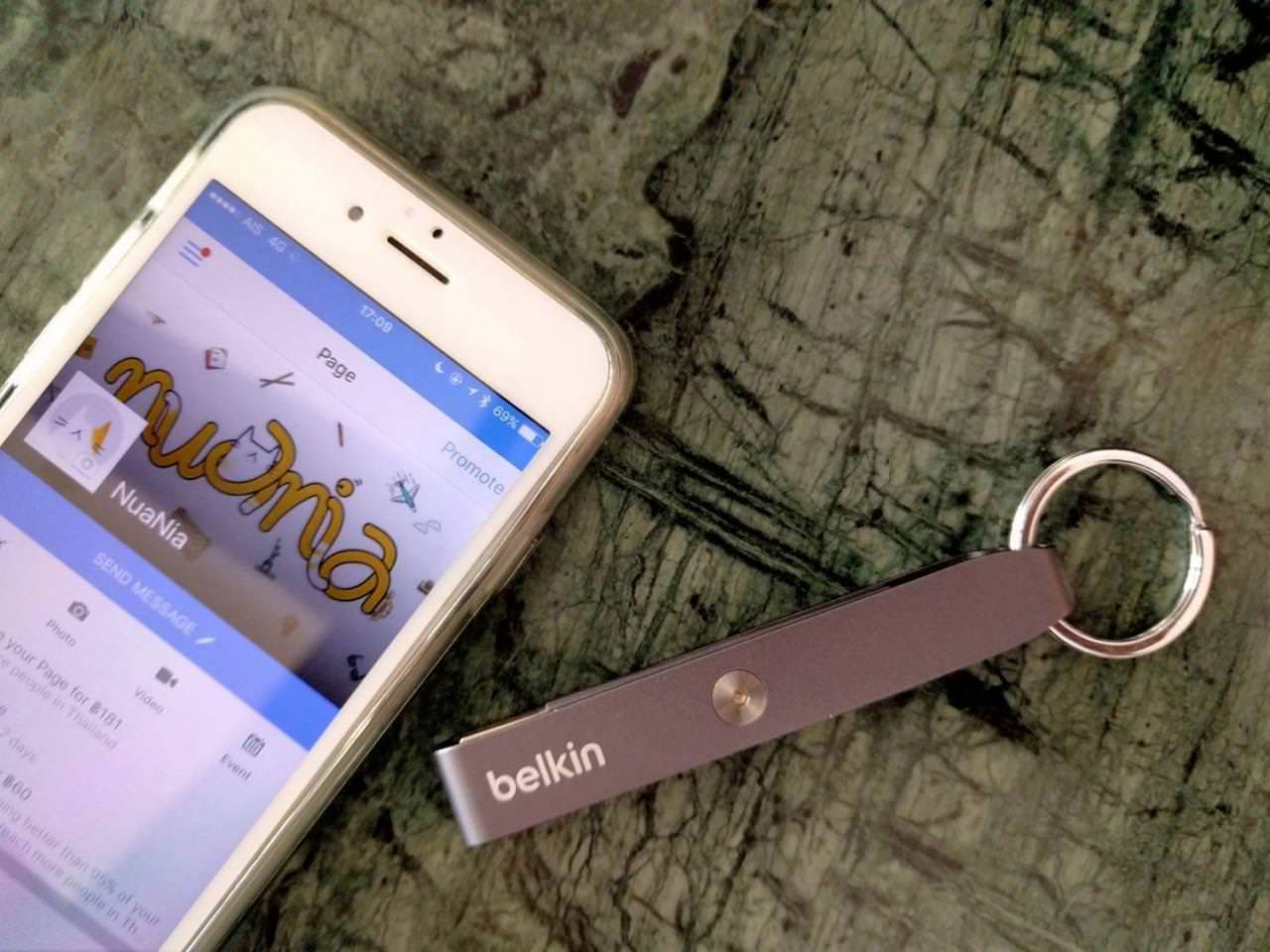 รีวิว belkin mixit lightning to USB Keychain พวงกุญแจสายชาร์จไอโฟน