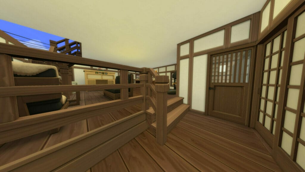 แจกบ้าน The Sims 4 โรงแรมญี่ปุ่นขนาดเล็ก 20x15 ที่ได้แรงบันดาลใจมาจากเกม Rilakkuma Farm