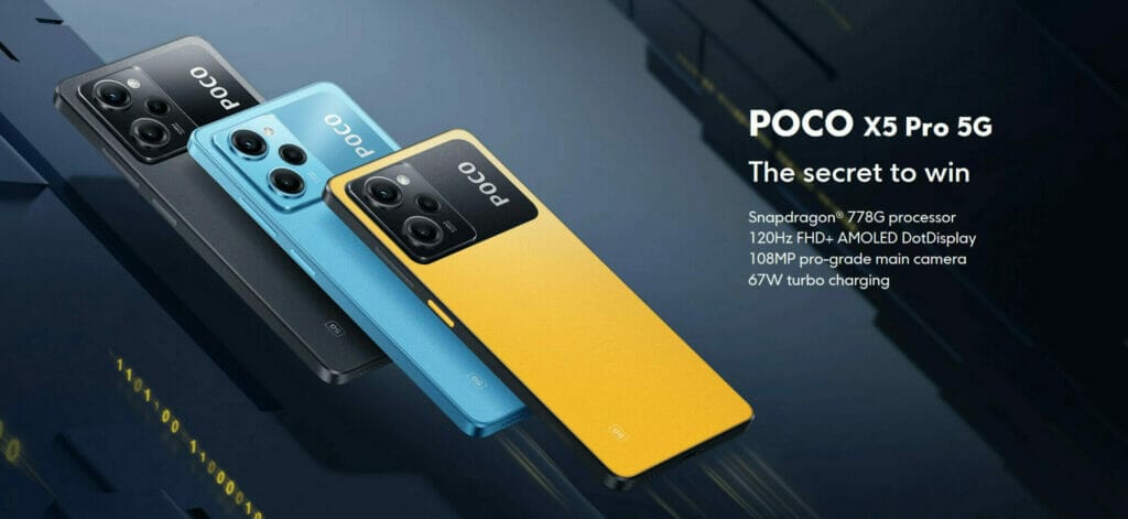 POCO X5 Pro 5G และ POCO X5 5G สรุป สเปค ราคา เข้าไทยแน่นอน
