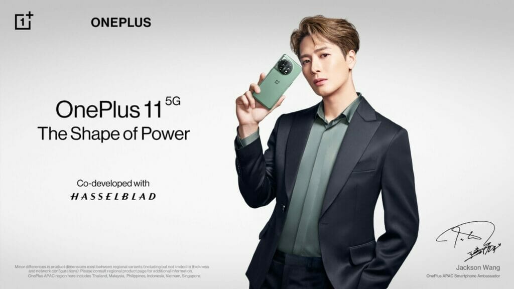 OnePlus เปิดตัว Jackson Wang ขึ้นแท่น APAC Smartphone Ambassador คนแรก พร้อมเปิด OnePlus 11 5G