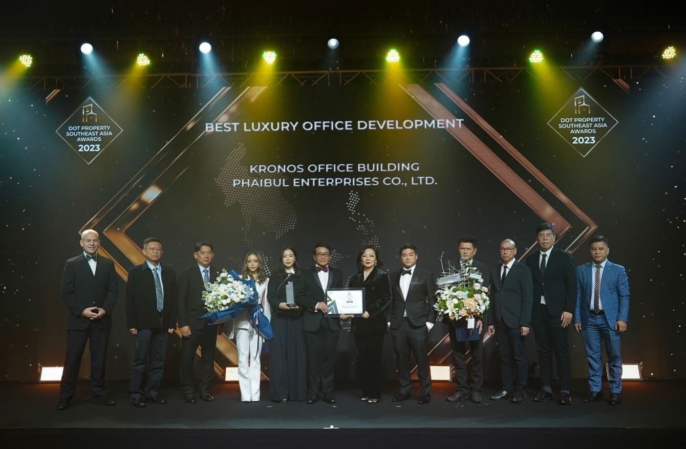 “KRONOS SATHORN” คว้ารางวัลใหญ่ระดับภูมิภาค “Best Luxury Office Development” (4)